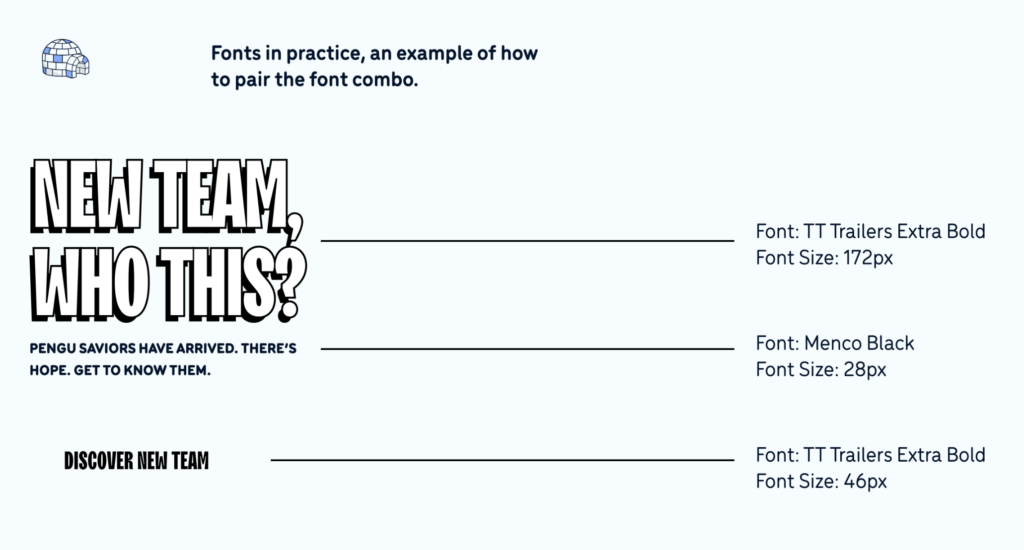 Creative process for Pudgy Penguins flyers